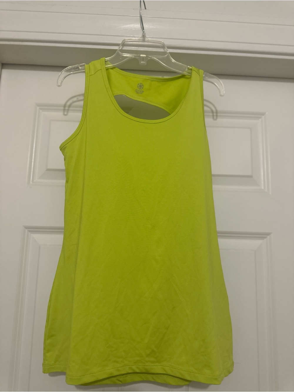 GAIAM Neon Lime Racerback Sports Tank